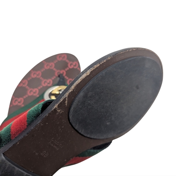 Gucci Kika Interlocking GG Thong Flip Flop Sandal Size EU 38 - Picture 10 of 16